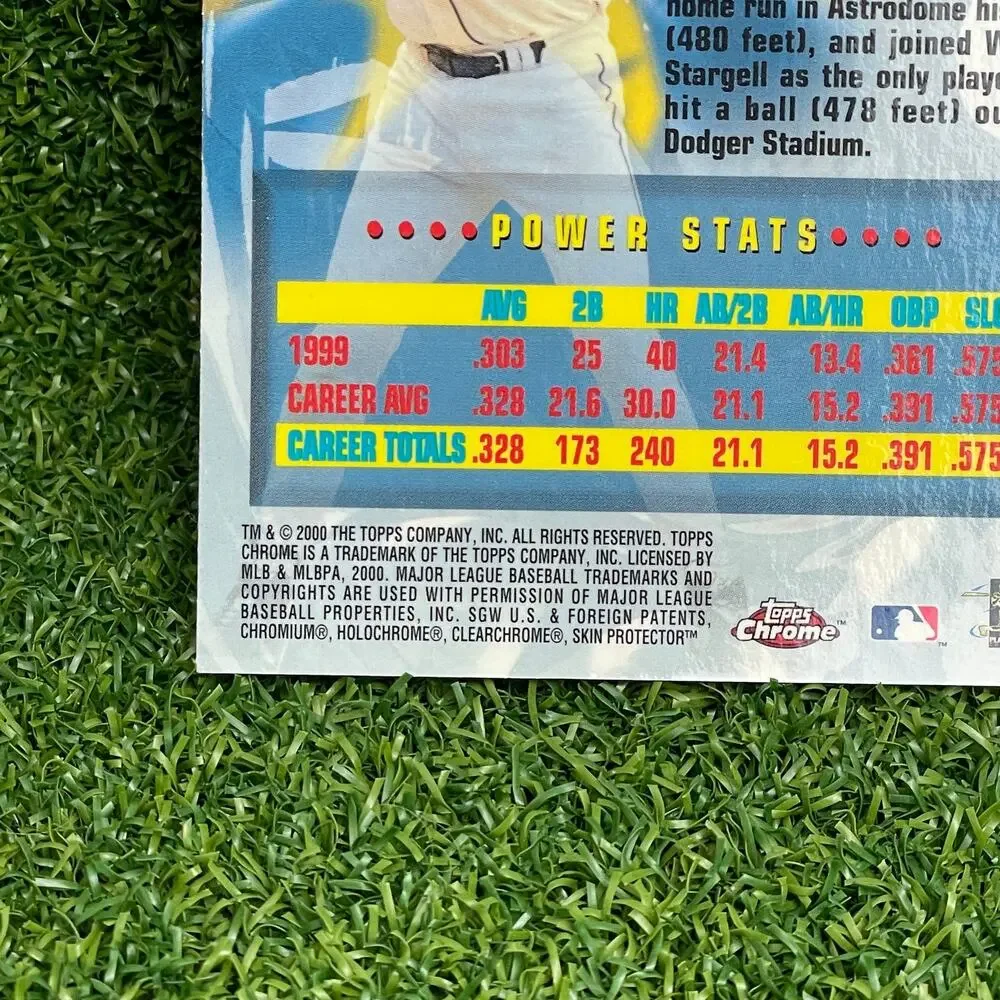2000 Topps Chrome Power Players Mike Piazza #P14 New York Mets